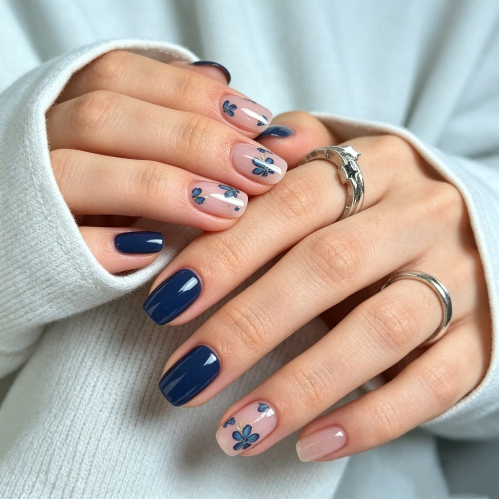 Floral Press-On Nail Set Stornfield 1787395178