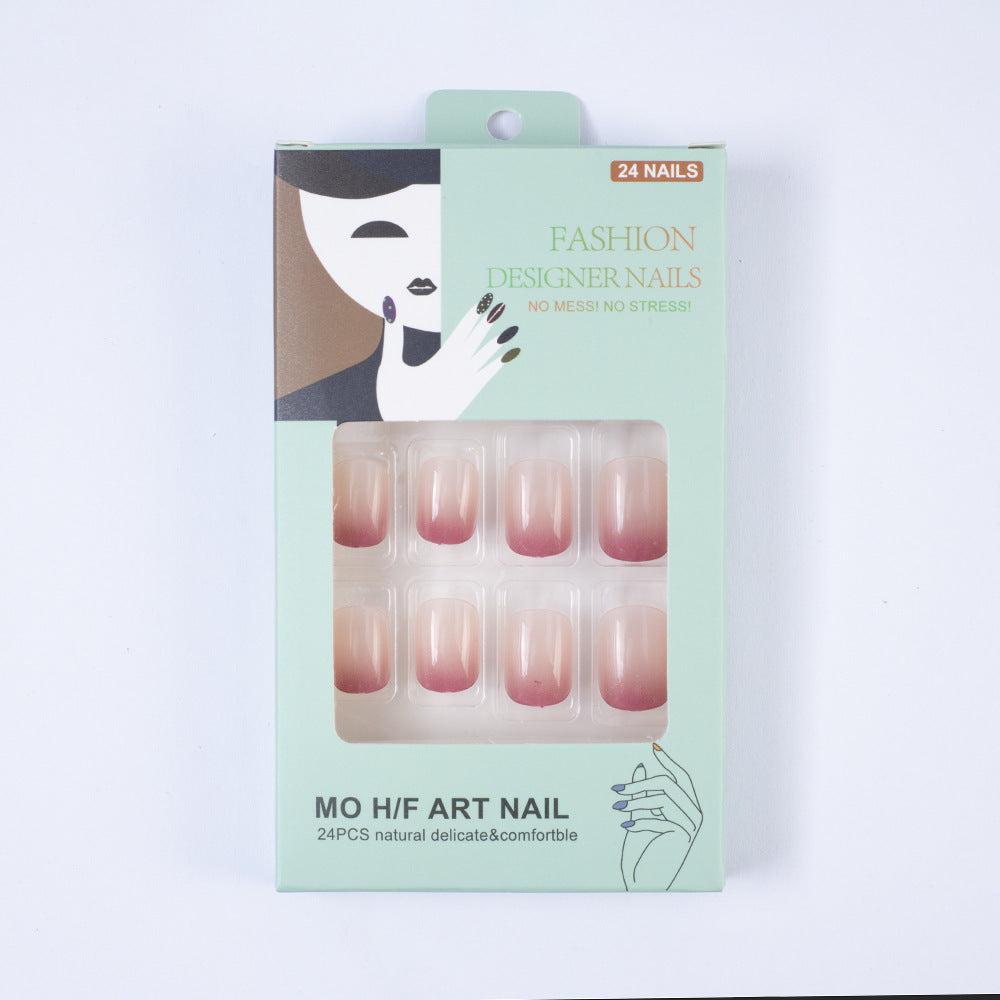 Elegant and high-gloss artificial nails with ombre effect Stornfield