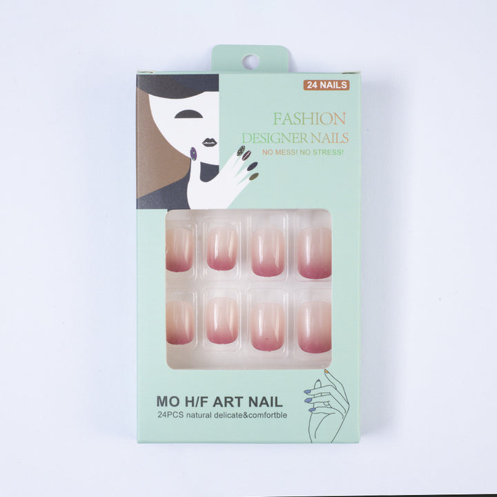 Elegant and high-gloss artificial nails with ombre effect Stornfield