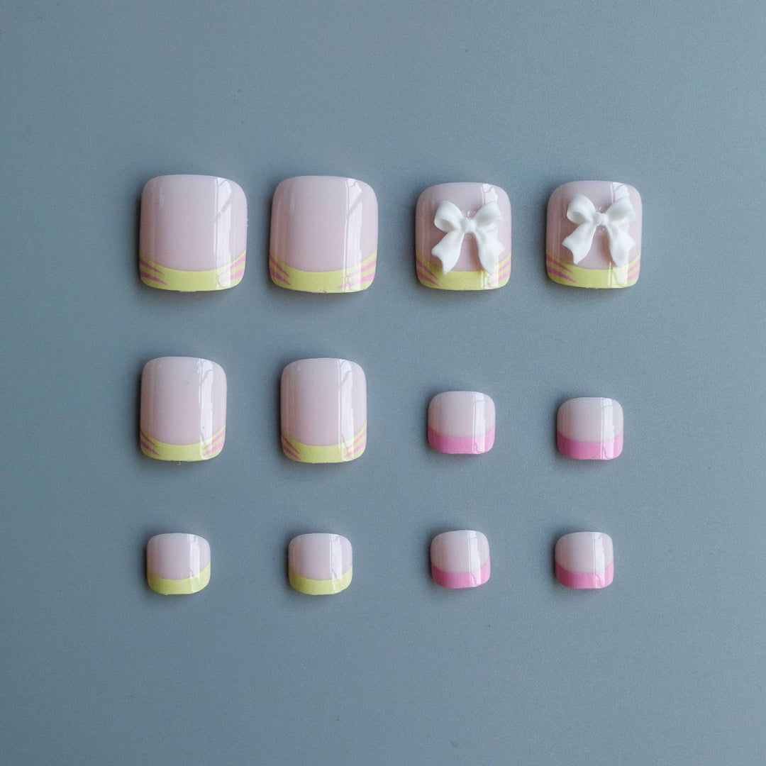 Decorative French Pedicure Kit