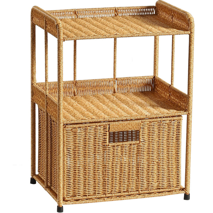 Three-Tier Open Weave Storage Rack Stornfield