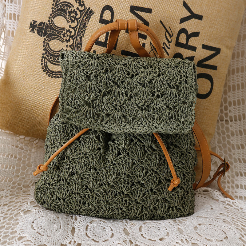 Casual Backpack Bag Made from Handcrafted Natural Material Stornfield
