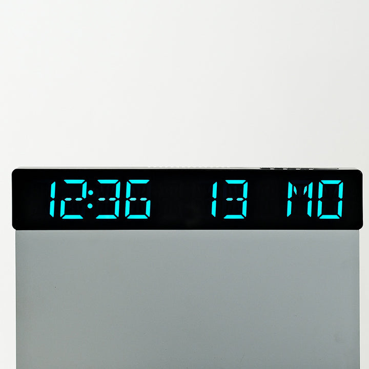 Digital wall clock with large LED display Stornfield