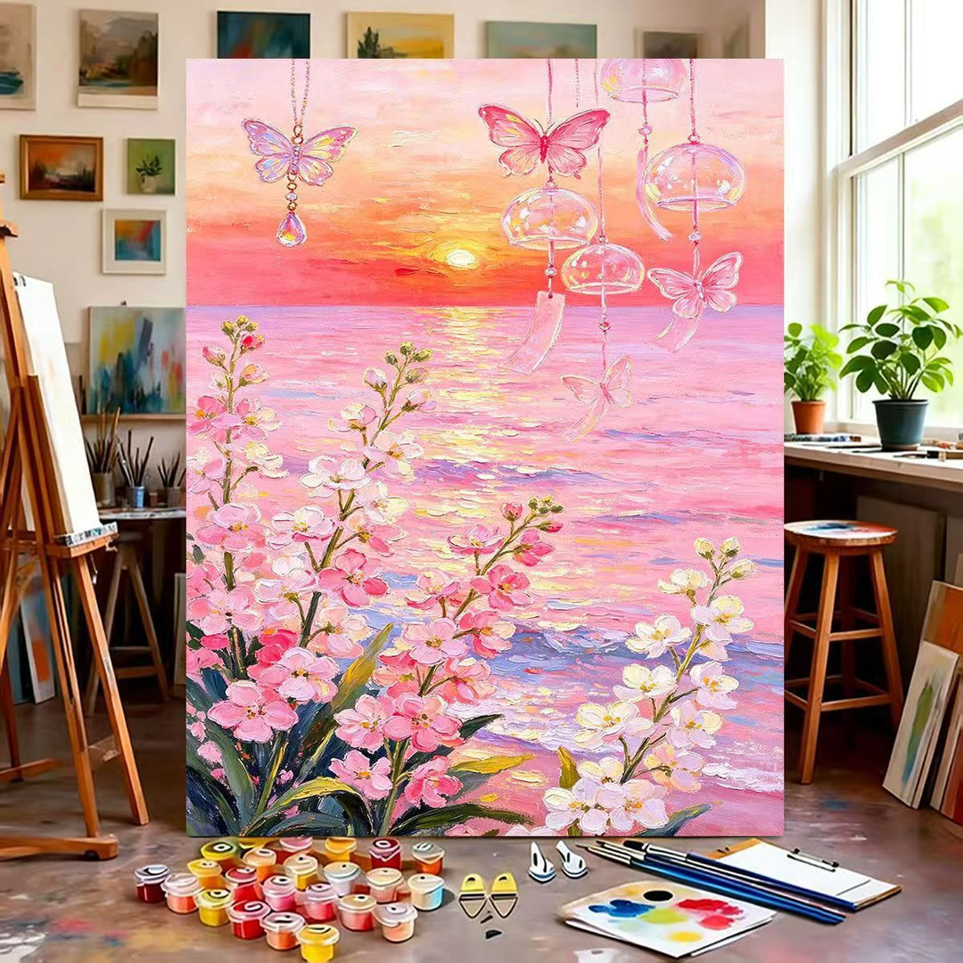 Dreamy Floral Canvas Painting Kit Stornfield