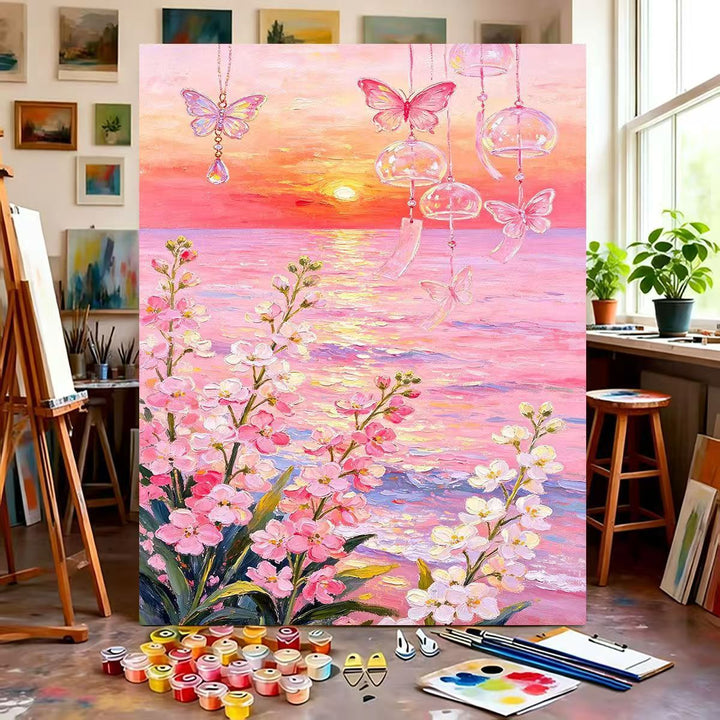Dreamy Floral Canvas Painting Kit Stornfield