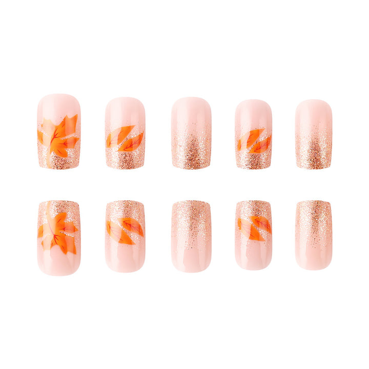 Autumn-Inspired Gel Nail Art Set Stornfield