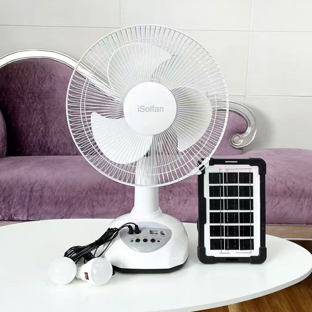Ladies Solar-Powered Table Fan Stornfield