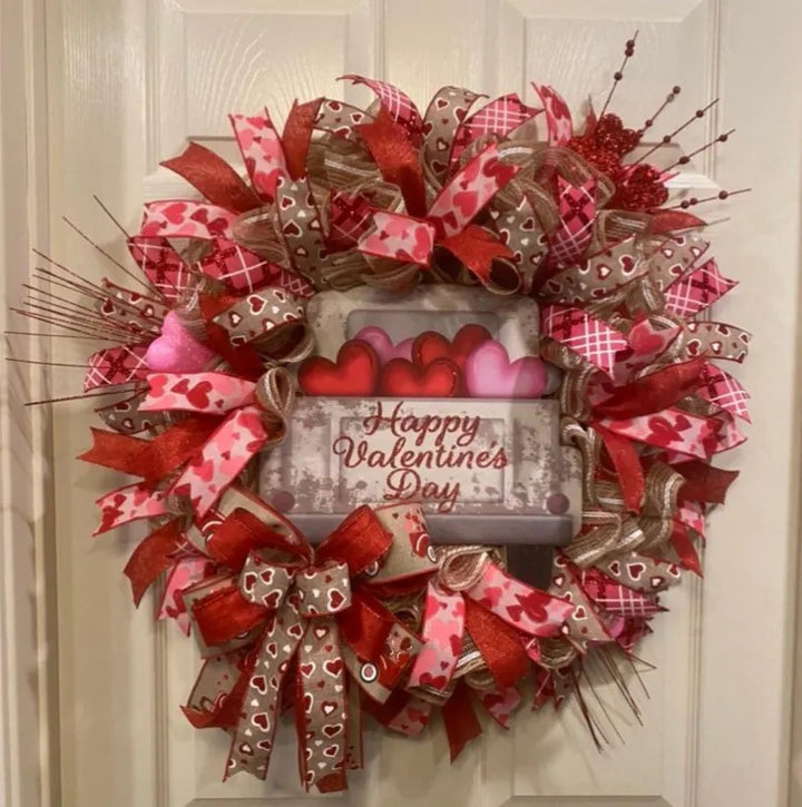 Decorative Valentine's Day Wreath