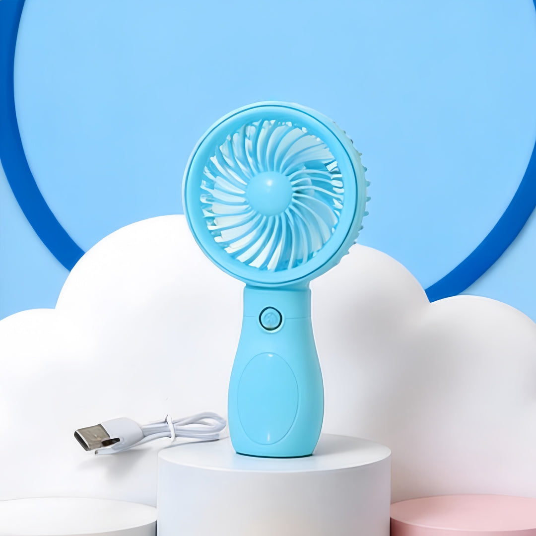 Women's Portable Mini Hand Fan with USB Charging Function Stornfield