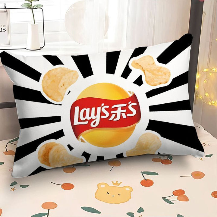 Playful Snack-Themed Decorative Throw Pillow