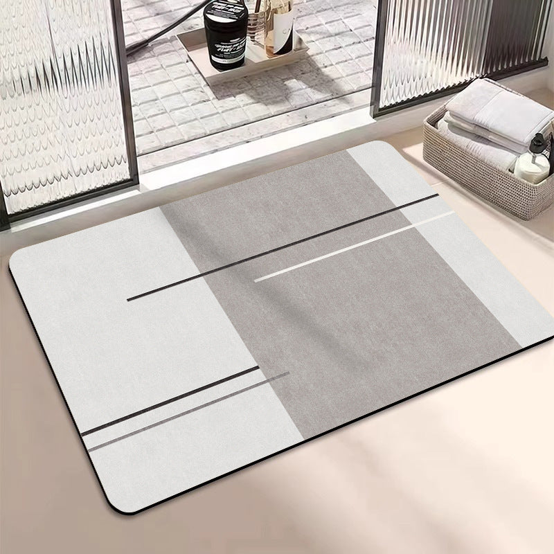 Geometric Patterned Bathroom Mat Stornfield