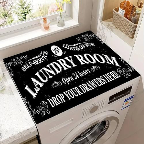 Decorative Wash Machine Cover