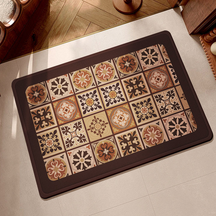 Textured Multi-colored Kitchen Mat