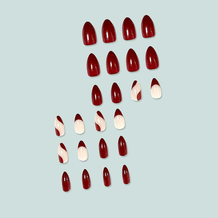 Elegant stiletto artificial nails with ombre effect Stornfield