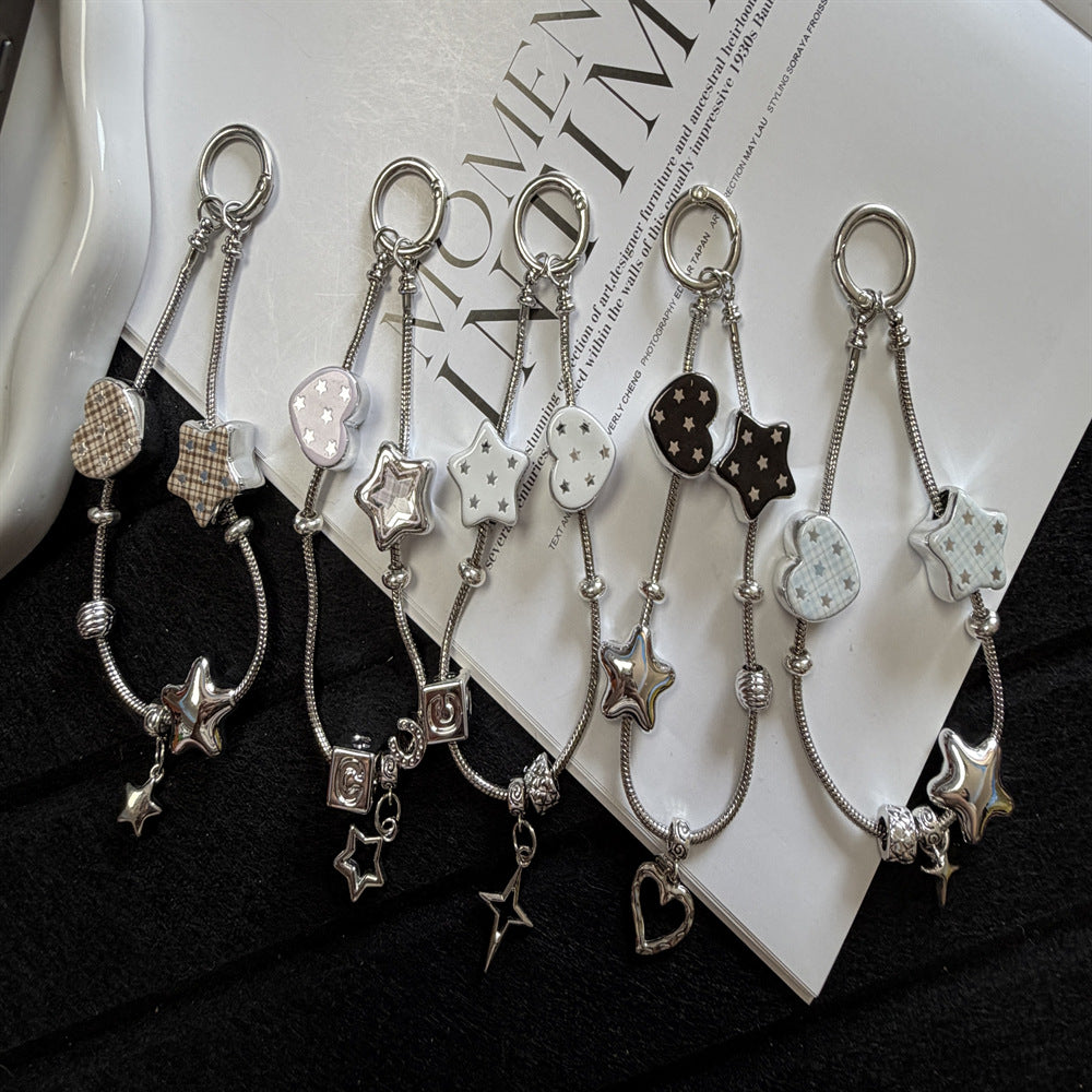 Unique Beaded Charm Keyring Stornfield