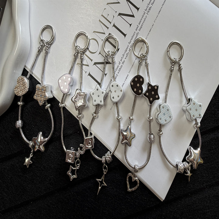 Unique Beaded Charm Keyring Stornfield