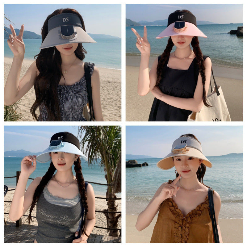 Adjustable sun visor with extra wide brim and breathable headband Stornfield