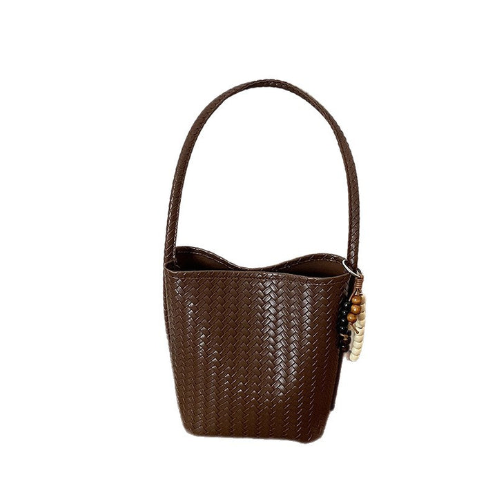 Handcrafted Woven Leather Tote Bag