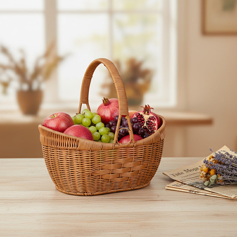 Handwoven Decorative Picnic Basket Stornfield