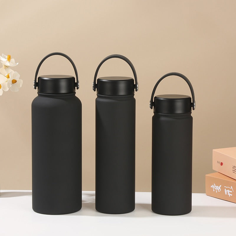 Women's insulated water bottle with ergonomic carrying handle Stornfield