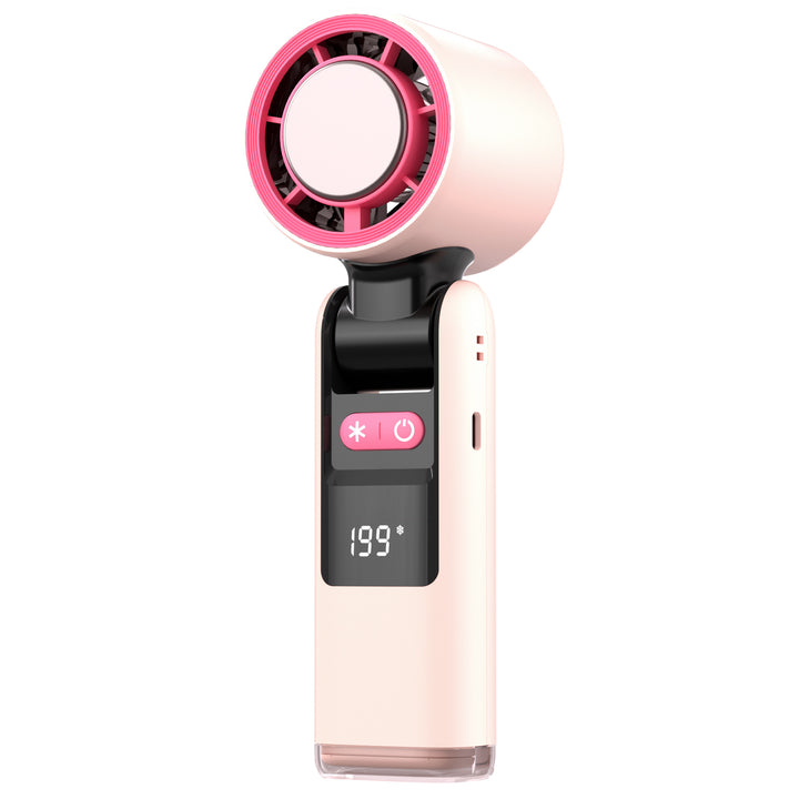 High-Efficiency Handheld Cooling Fan with Digital Display Stornfield