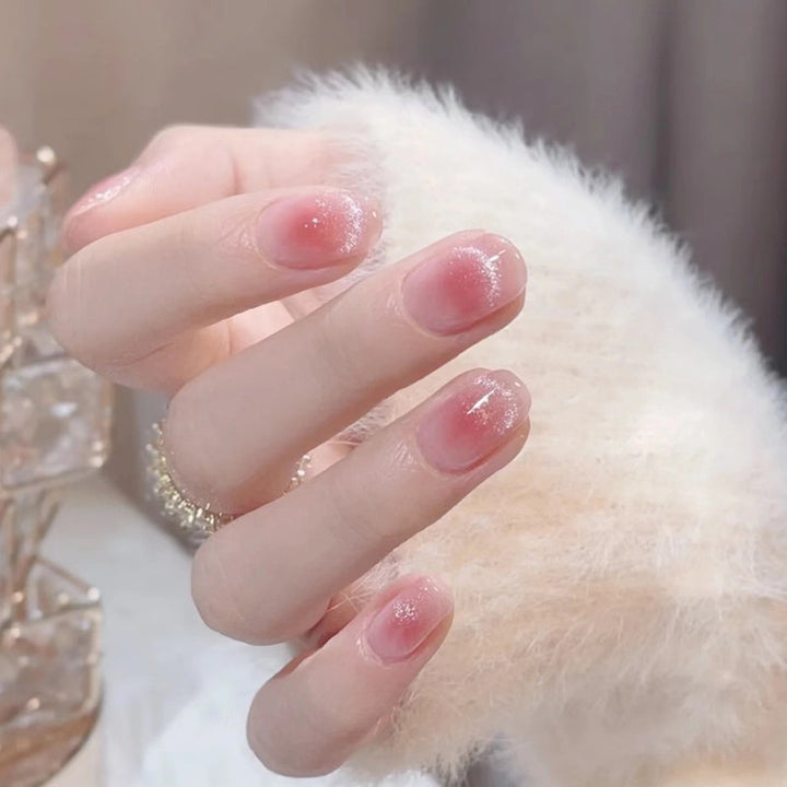 Glossy Ombre Press-On Nails Stornfield