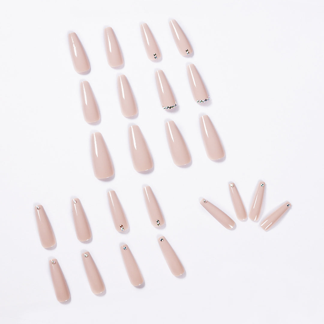 Elegant fake nails with glitter accents Stornfield