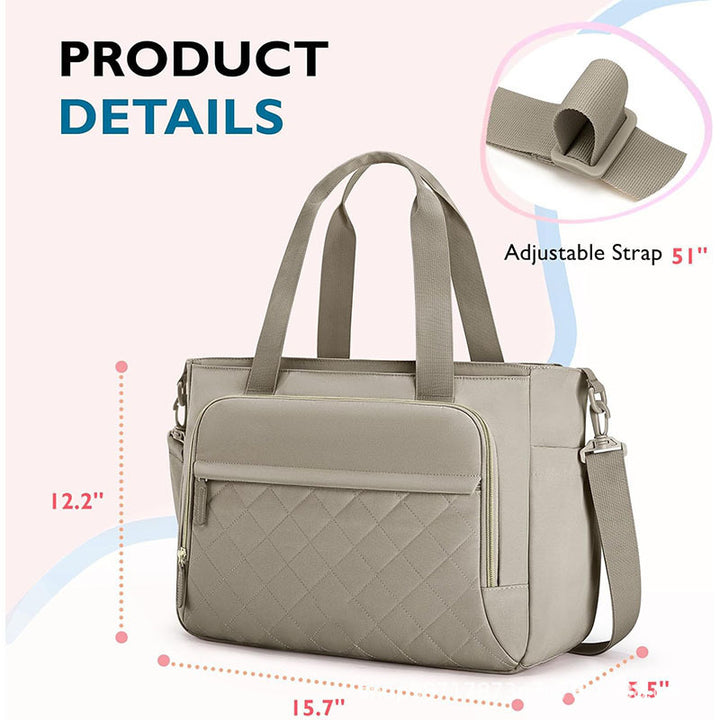 Stylish and Elegant Laptop Bag with Hermetic Interior Compartment Stornfield