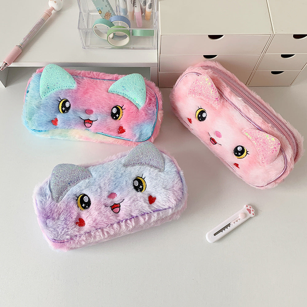 Plush Animal-Themed Pencil Case Stornfield