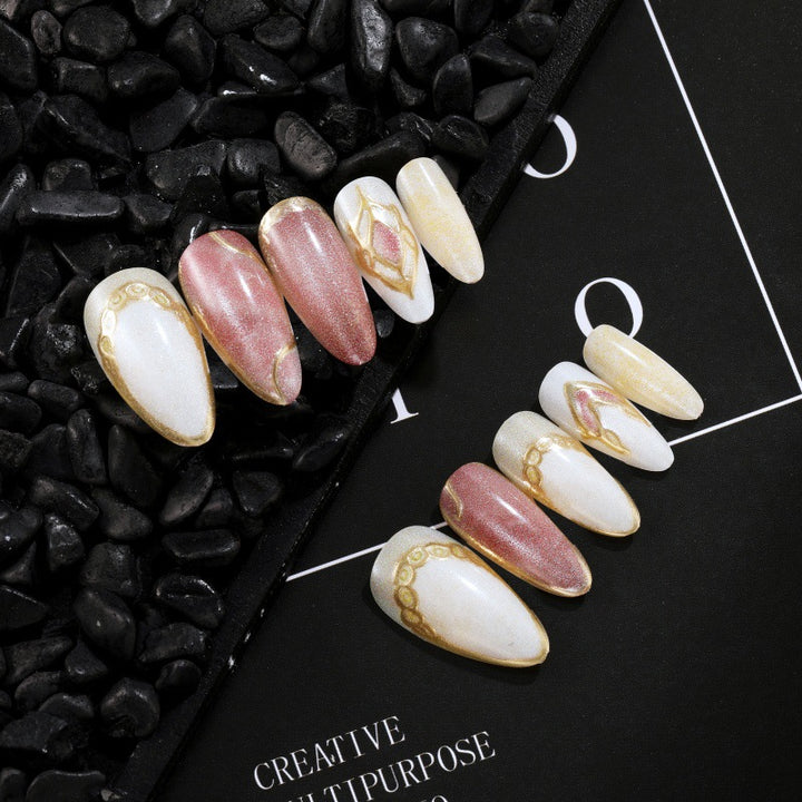 Acrylic nails in modern layered look Stornfield