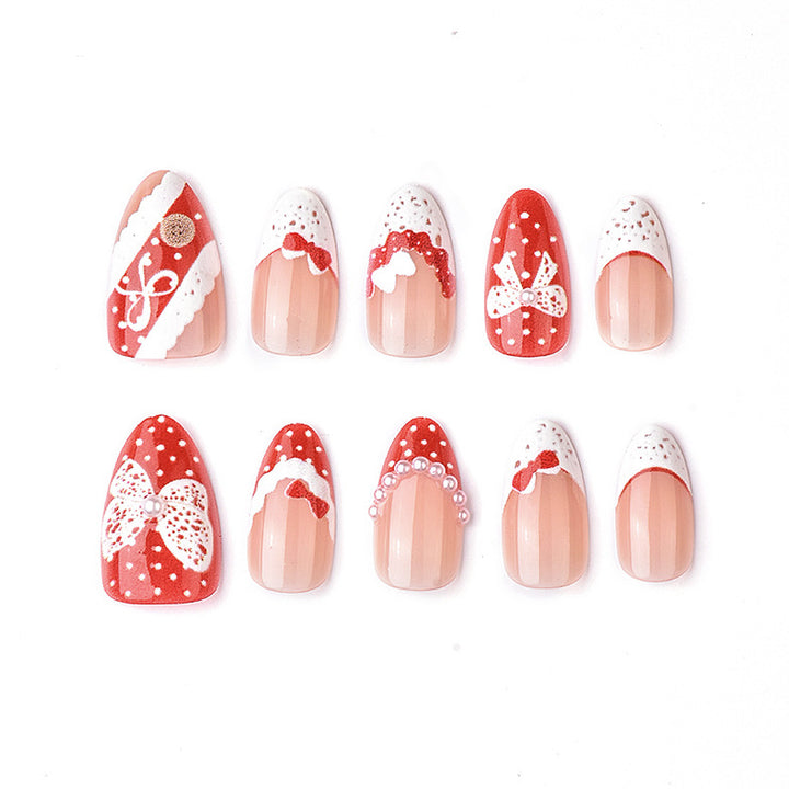 Decorative Holiday-Themed Press-On Nail Set Stornfield
