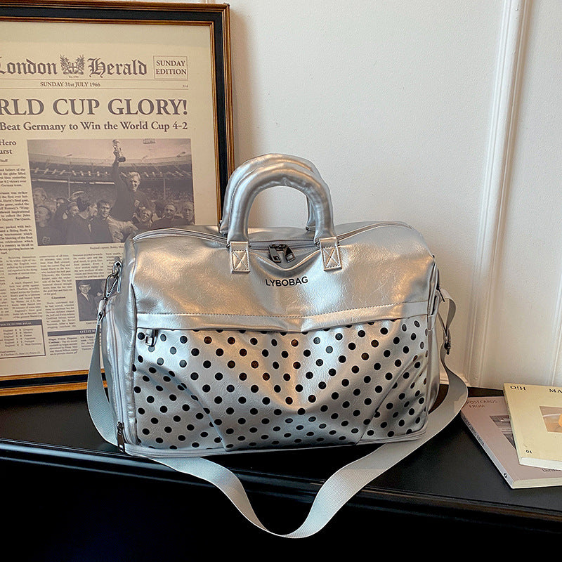 Stylish Polka Dot Travel Duffel Bag Stornfield