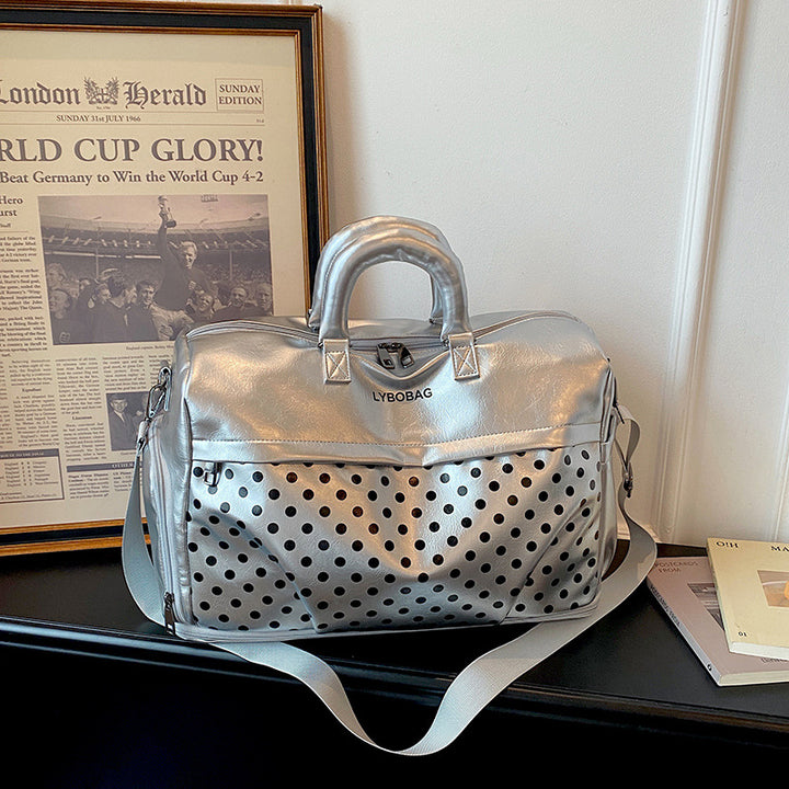 Stylish Polka Dot Travel Duffel Bag Stornfield