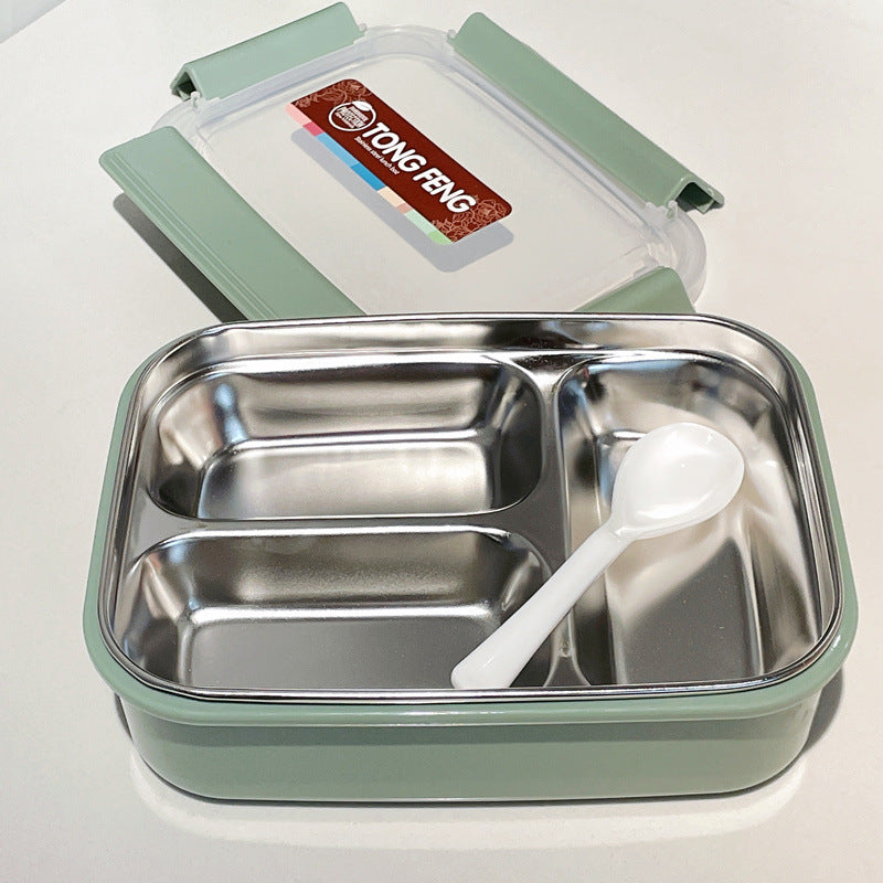 Multi-Compartment Stainless Steel Bento Lunch Box