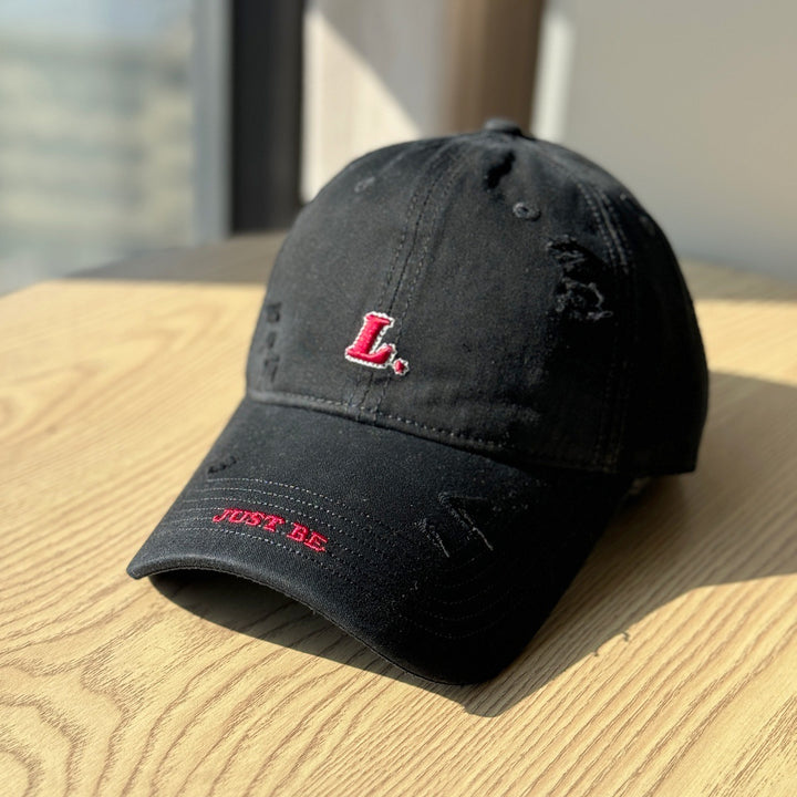Women's Distressed Cotton Baseball Cap Stornfield