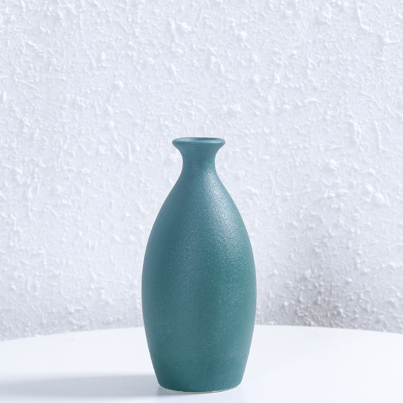 Minimalist Textured Ceramic Flower Vase Stornfeild