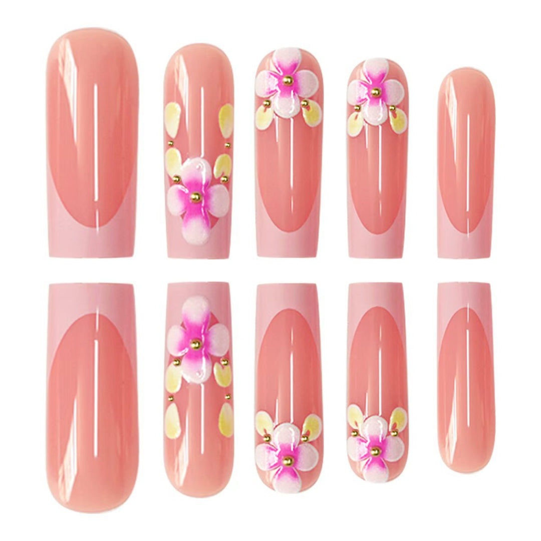 Floral Nail Design Extensions Stornfield