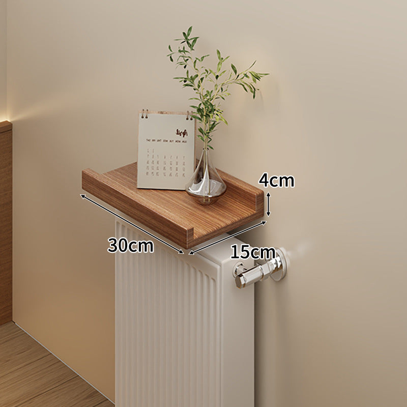 Long Slim Radiator Top Shelf Tray with Raised Edge and Heat‑Resistant Surface