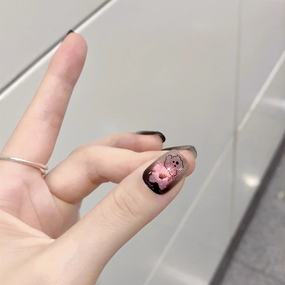 Cute Animal-Themed Press-On Nail Set Stornfield