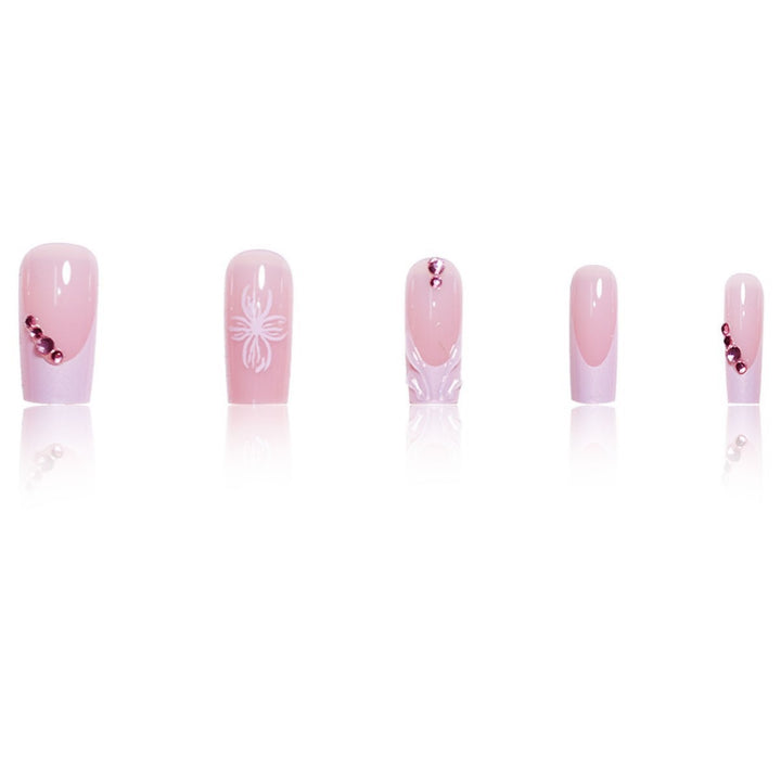 3D Floral Acrylic Nail Extensions Stornfield