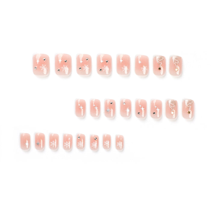 Artful Nail Extensions with Christmas Design Stornfield
