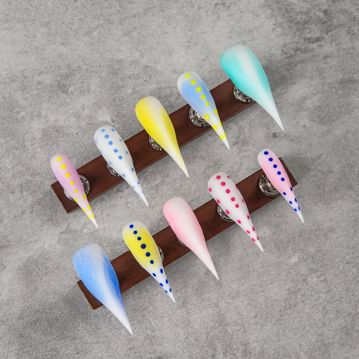 Artistic Stiletto Press-On Nail Design Set
