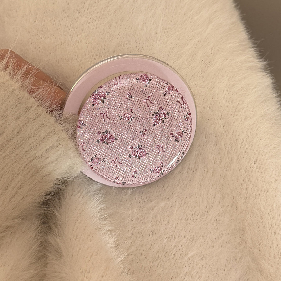 Hand mirror with floral design Stornfield