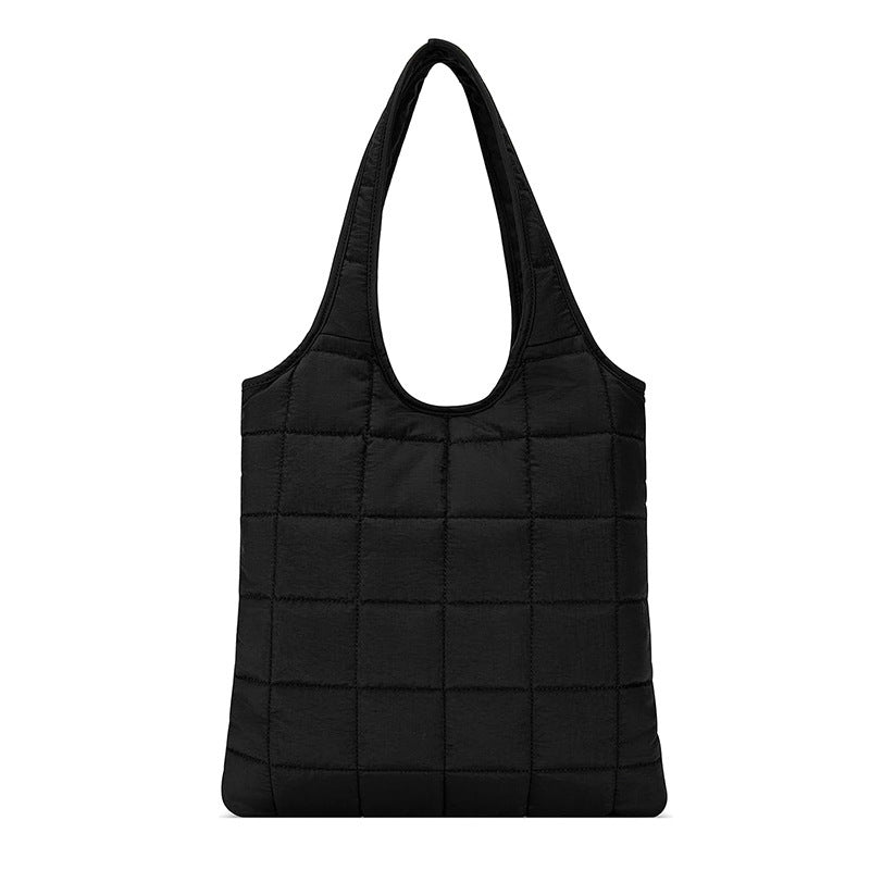 Padded shoulder bag with modern quilted design Stornfield
