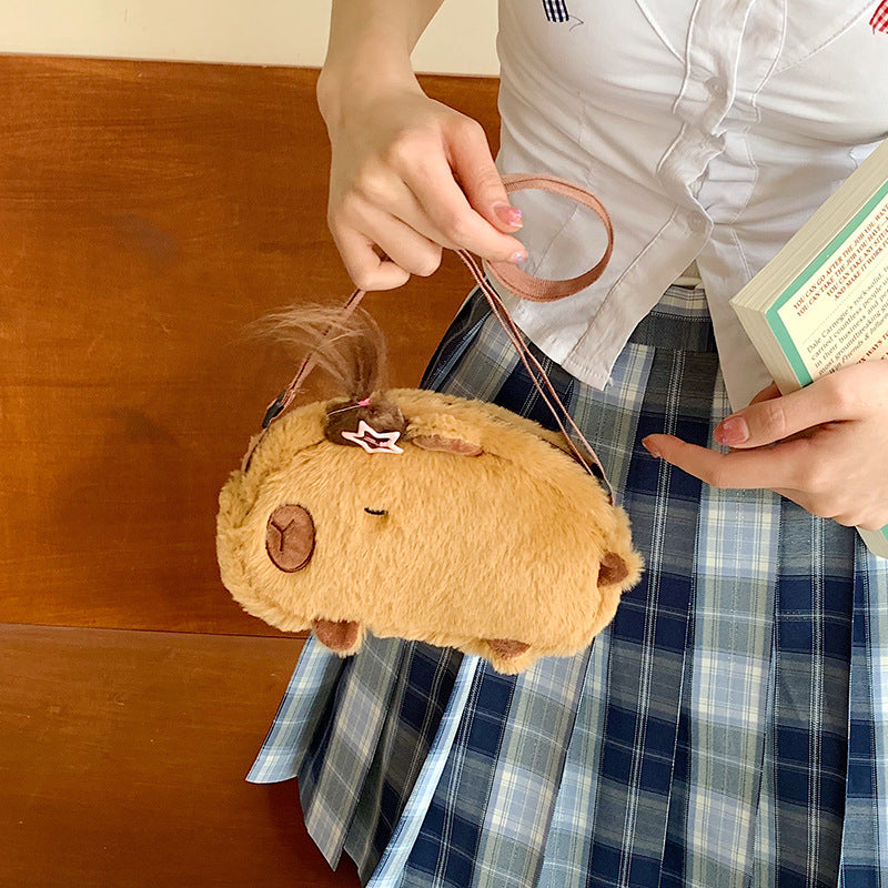 Plush Shoulder Bag with Cute Animal Design Stornfield