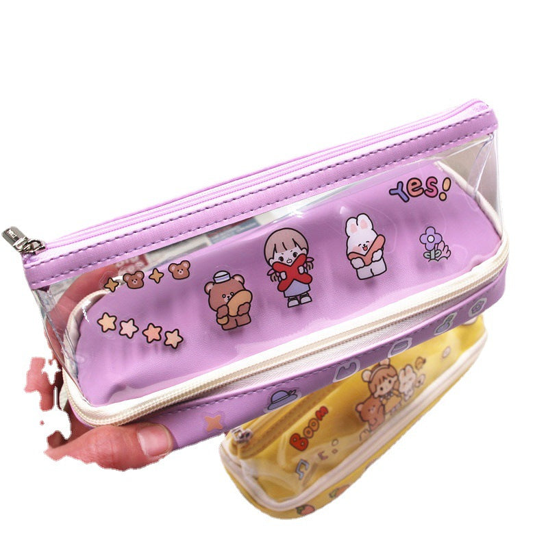 Fun Cartoon-Themed Zippered Pencil Case Stornfield