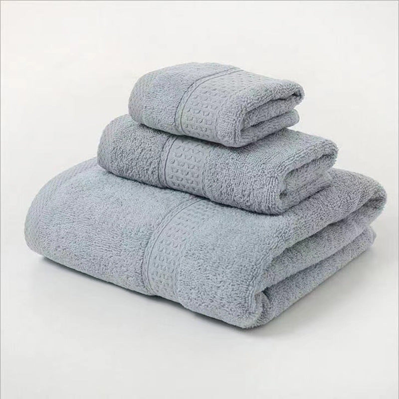 Terry Bath Towel Set with Elegant Structure Stornfield
