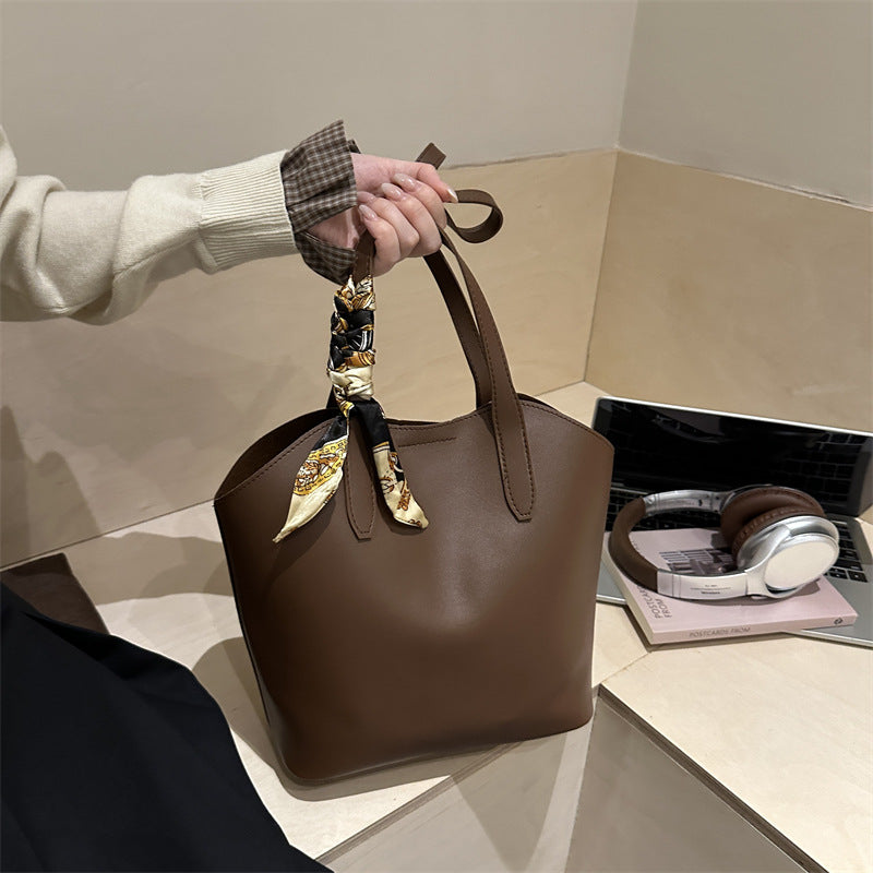 WoChic Designer Tote Bag with Stylish Scarf Stornfield