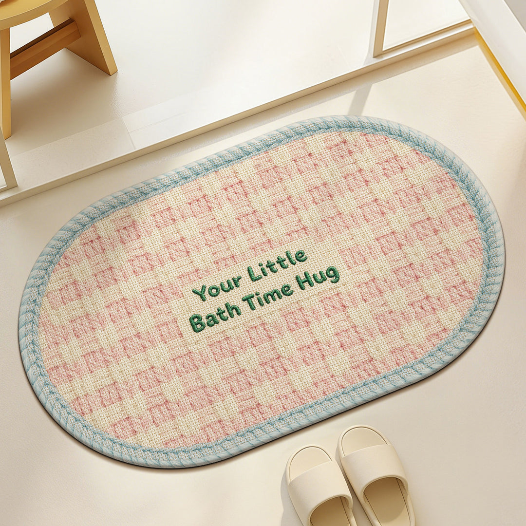 Soft Braided Bathroom Rug