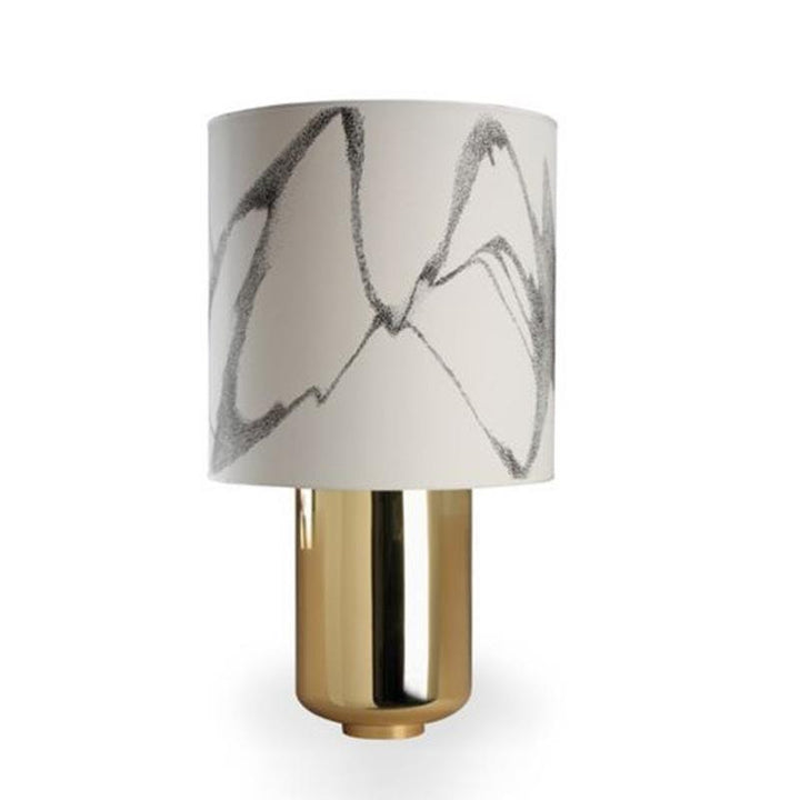Modern Table Lamp with Artistic Shade